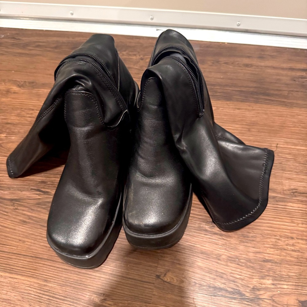 Forever21 Leather boots.